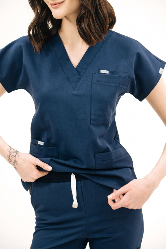 Костюм медичний 60963 R Наві - фото 6