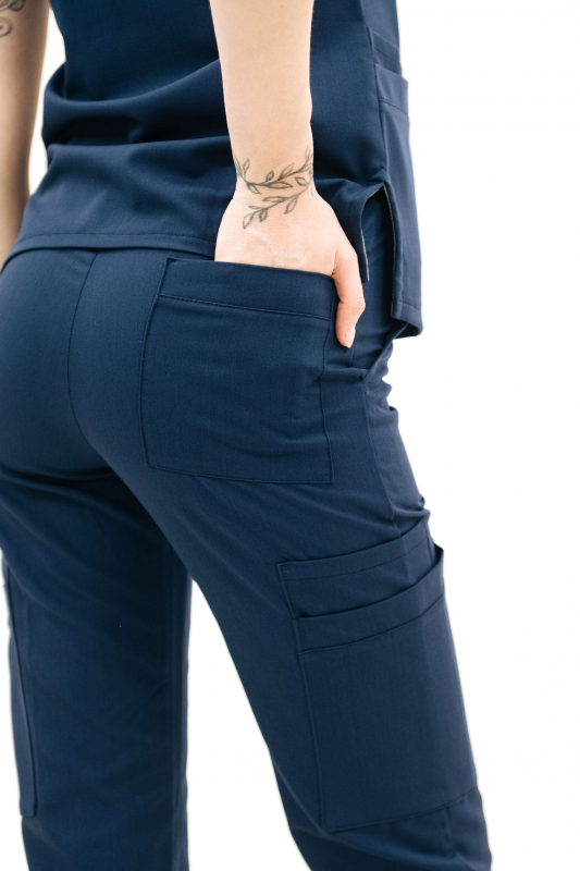 Костюм медичний 60963 R Наві - фото 7