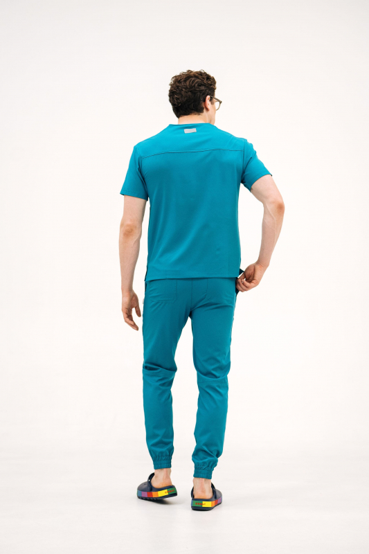 Медичний топ 603 Темна Бірюза - фото 4