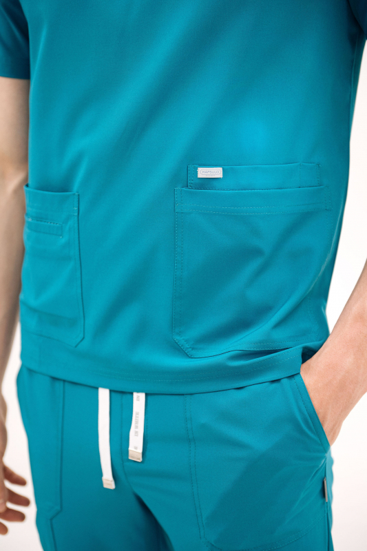 Медичний топ 603 Темна Бірюза - фото 2