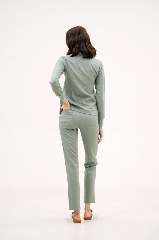 Медичний топ 605 R Оливка - фото 5