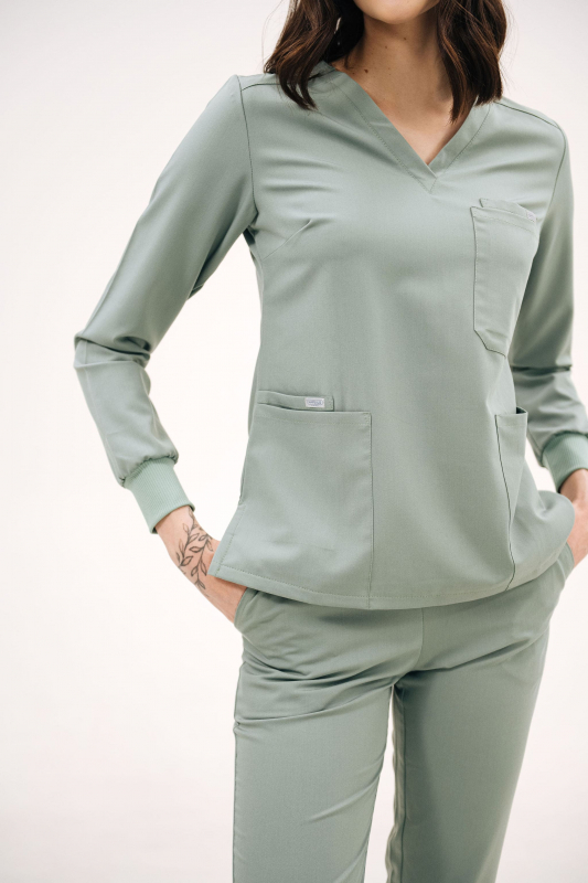 Костюм медичний 60562 R Оливка - фото 7