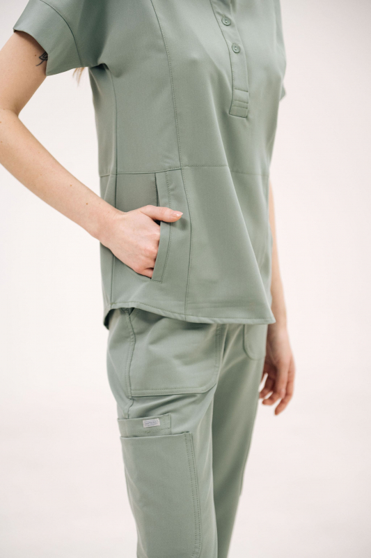 Медичний топ 604 R Оливка Медичний топ 604 R Оливка - фото 3