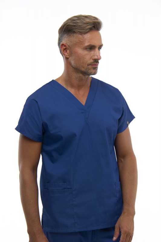 Медицинский костюм 0181 Джинс Медицинский костюм 0181 Джинс - фото 2