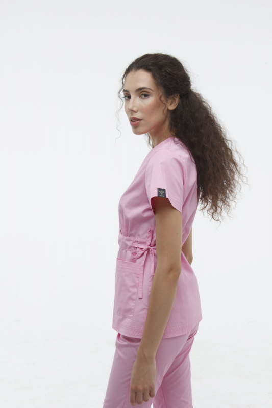 Медицинский топ 19 Светло розовый Медицинский топ 19 Светло розовый - фото 3