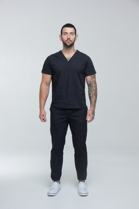 Медичний костюм 50180 Чорний - фото 2