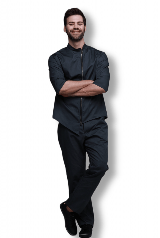 Медичний костюм 20885 Мокрий асфальт - фото 7