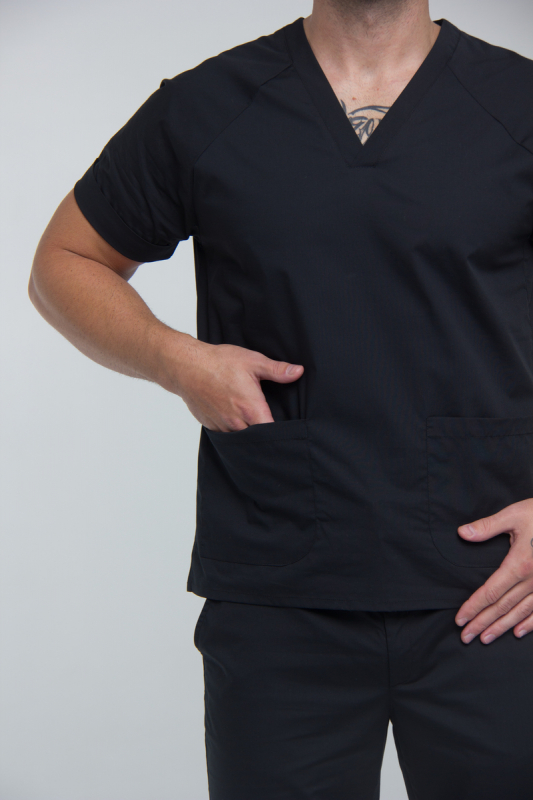 Медичний костюм 50180 Чорний - фото 3