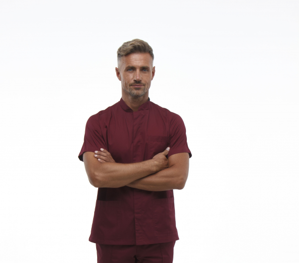 Медицинский топ 201 Бордо Медицинский топ 201 Бордо - фото 3