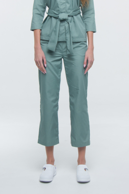 Медичні брюки 91 Оливковий - фото