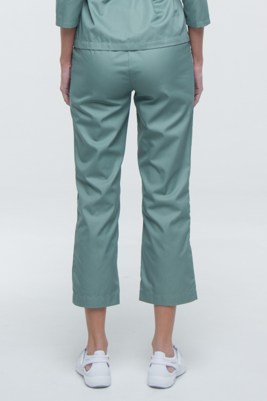 Медичні брюки 91 Оливковий - фото 3