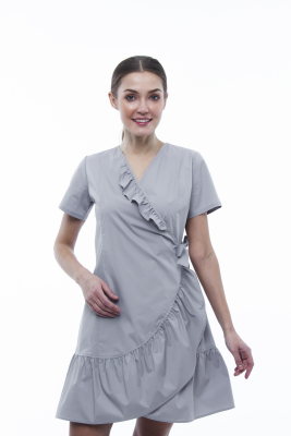 Медичне плаття 400 Сірий - фото