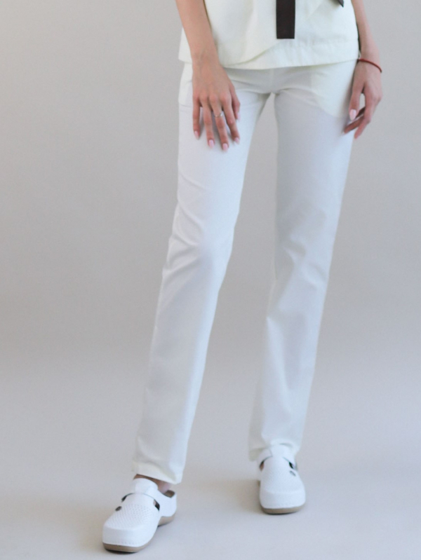 Штани медичні 87 Молочний Штани медичні 87 Молочний - фото 2