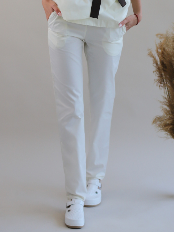 Штани медичні 87 Молочний Штани медичні 87 Молочний - фото