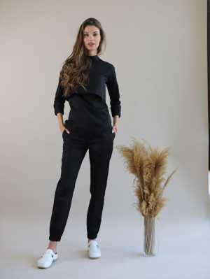 Медичний костюм 3090 Чорний - фото