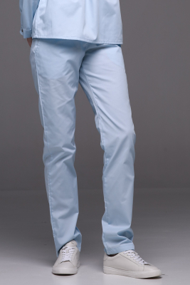 Медичні брюки 87 Лазурний - фото