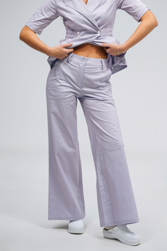 Медичні брюки 97  Ліловий - фото 2